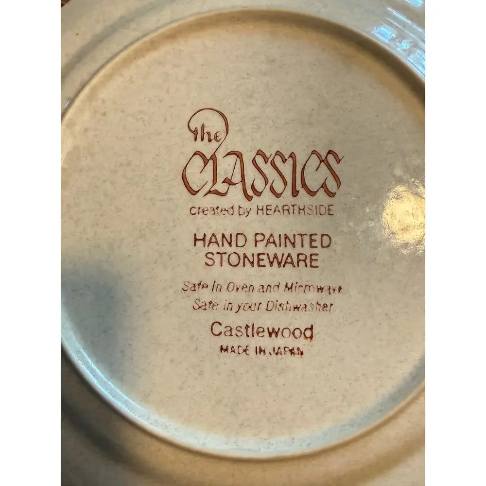 Vintage The Classics Hearthside Castlewood Stoneware Japan - Lot of 8